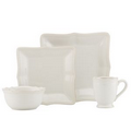 Lenox French Perle Bead White Square 4-piece Place Setting